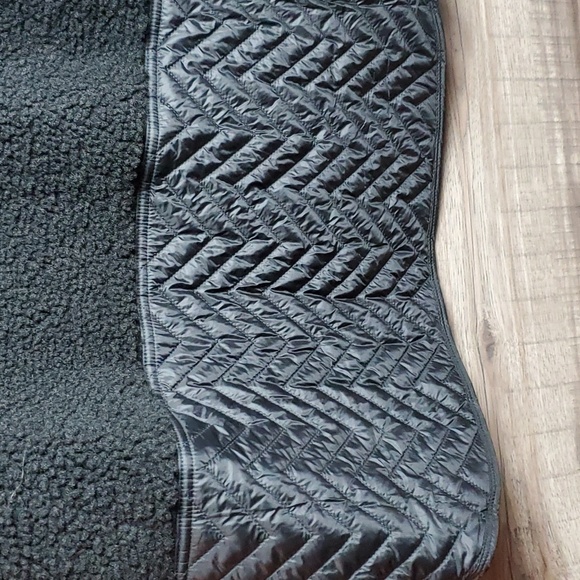 Athleta Cozy Sherpa Snap Sweatshirt in Black NWOT - Picture 11 of 11